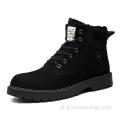 Botas masculinas snow tornozelo inverno